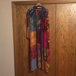 Sacred Threads Long Boho Kimono